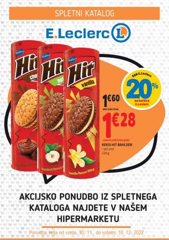 E.Leclerc katalog - 30.11.2022 - 10.12.2022.
