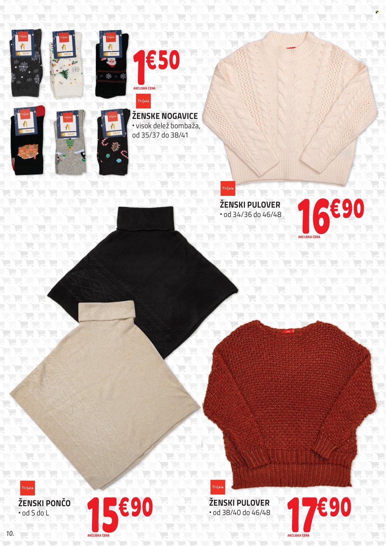 thumbnail - E.Leclerc katalog - 30.11.2022 - 10.12.2022 - Ponudba izdelkov - pulover, nogavice. Stran 10.