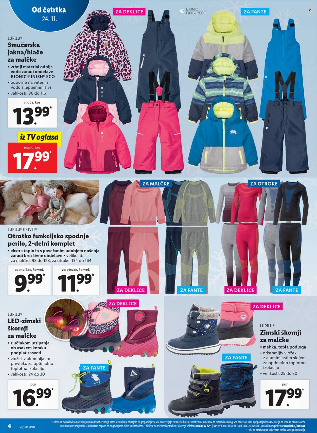 thumbnail - Lidl katalog - Ponudba izdelkov - jakna, hlače, škornji. Stran 16.