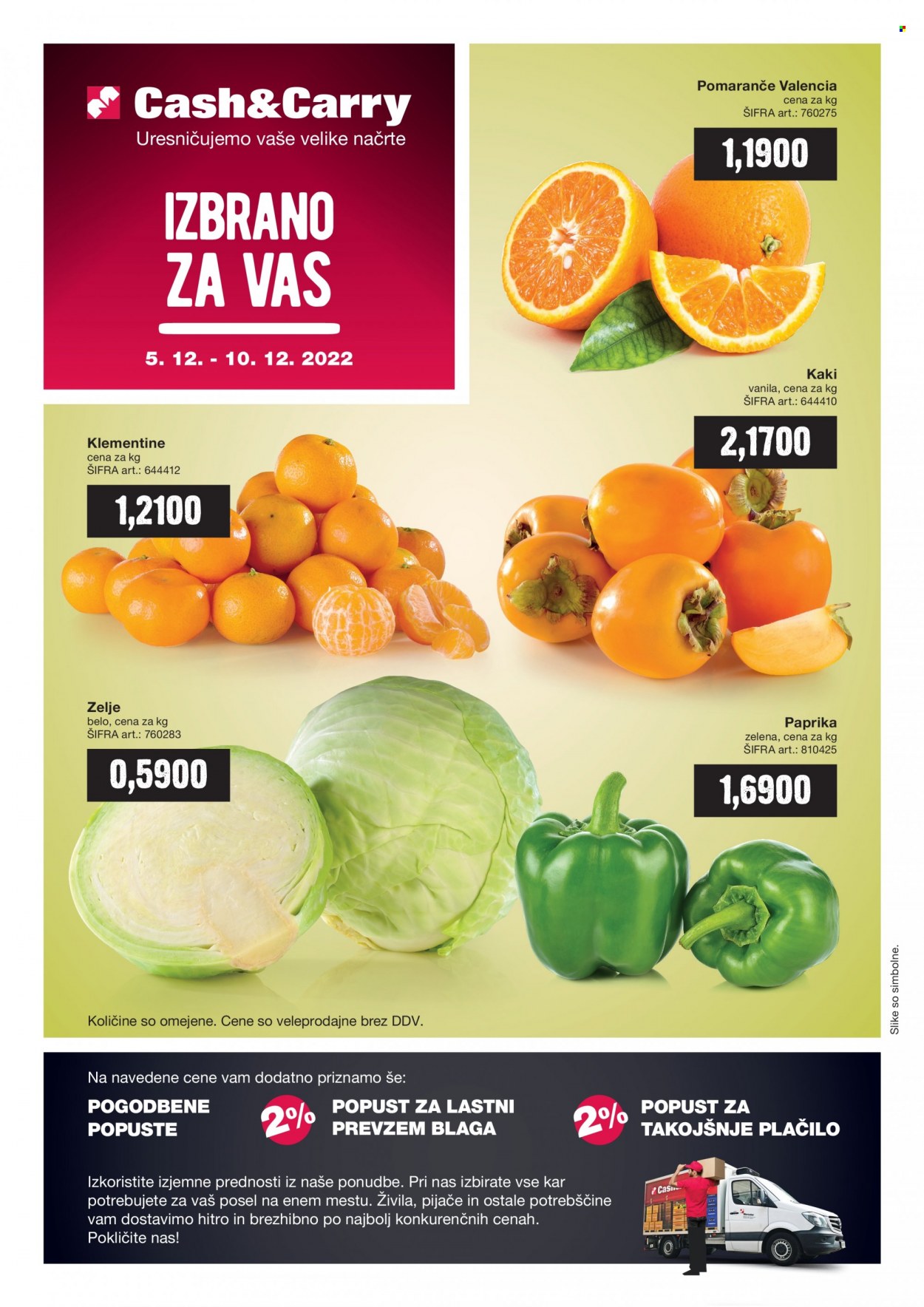 Mercator Cash & Carry katalog - 5.12.2022 - 10.12.2022. Stran 1