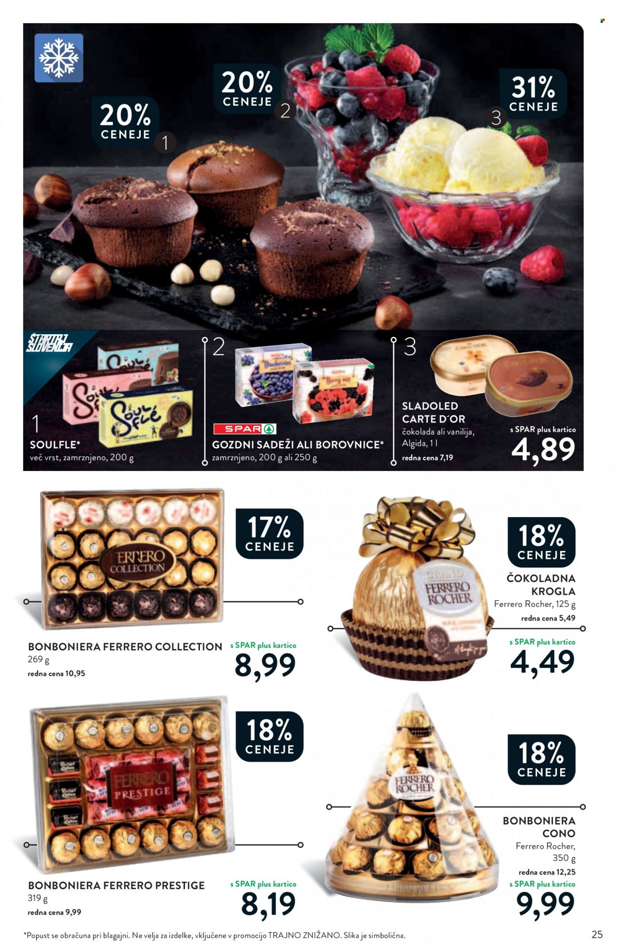 thumbnail - SPAR katalog - 7.12.2022 - 31.12.2022 - Ponudba izdelkov - Prestige, sladoled, čokolada. Stran 25.