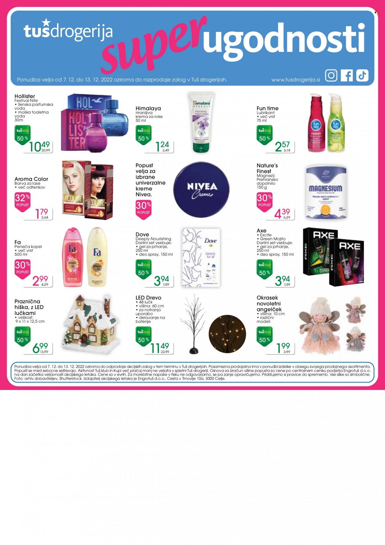 Tuš Drogeria katalog - 7.12.2022 - 31.12.2022. Stran 1