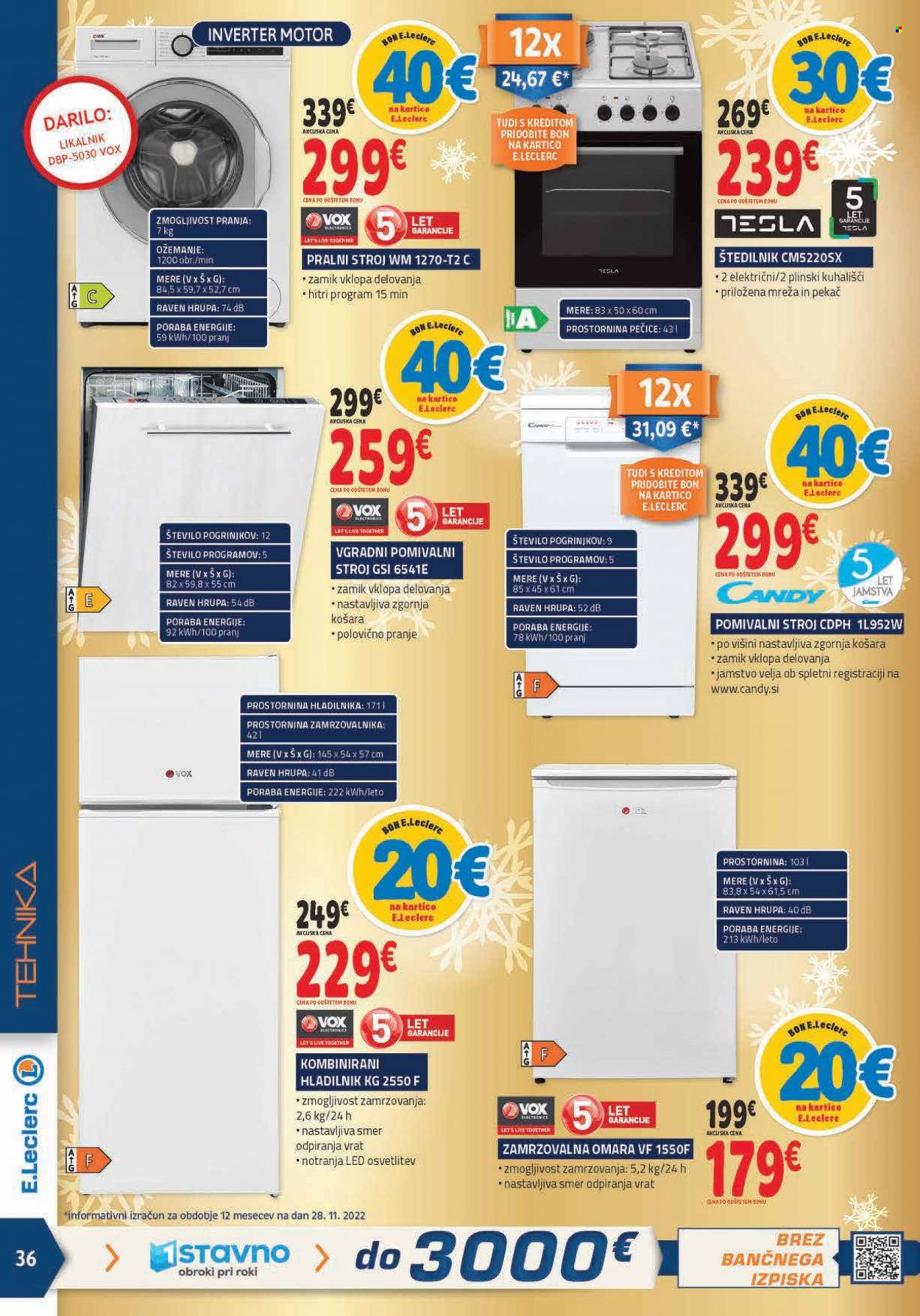 E.Leclerc katalog - 7.12.2022 - 17.12.2022. Stran 36