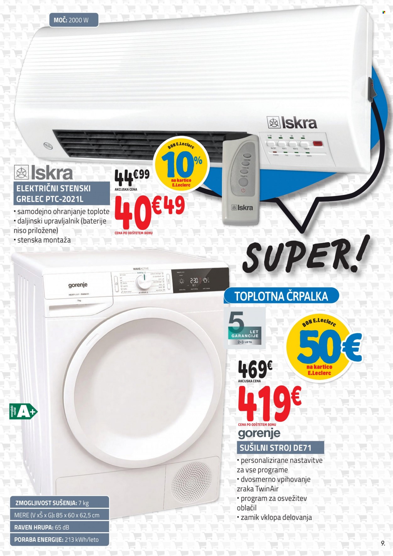 E.Leclerc katalog - 7.12.2022 - 17.12.2022. Stran 9