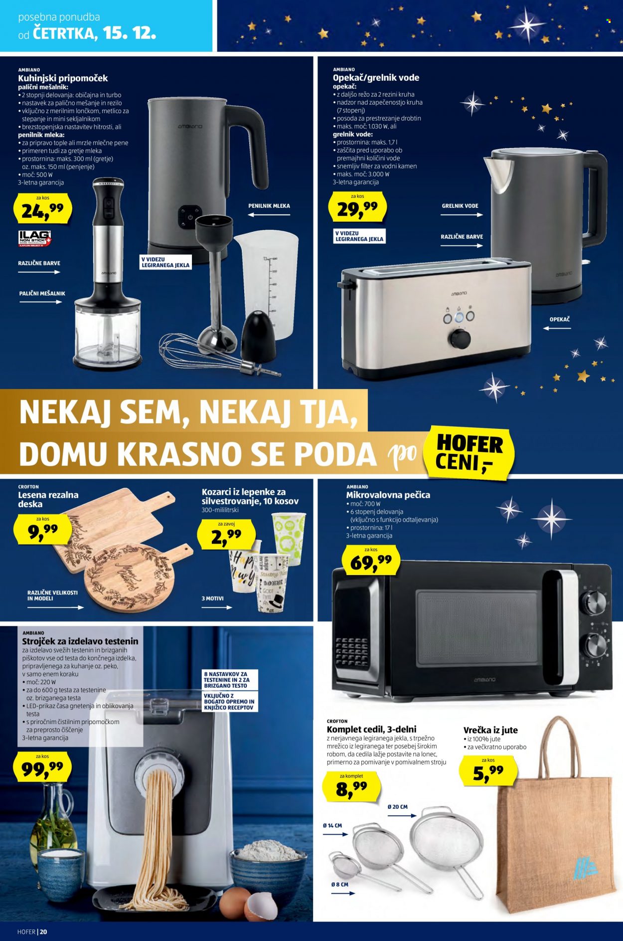 Hofer katalog - 8.12.2022 - 17.12.2022. Stran 20