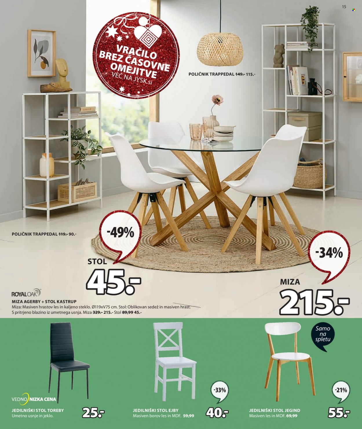 JYSK katalog - 8.12.2022 - 31.12.2022. Stran 15