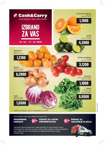 Mercator Cash & Carry katalog - 12.12.2022 - 17.12.2022.