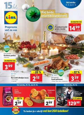 Lidl katalog - 15.12.2022 - 21.12.2022.