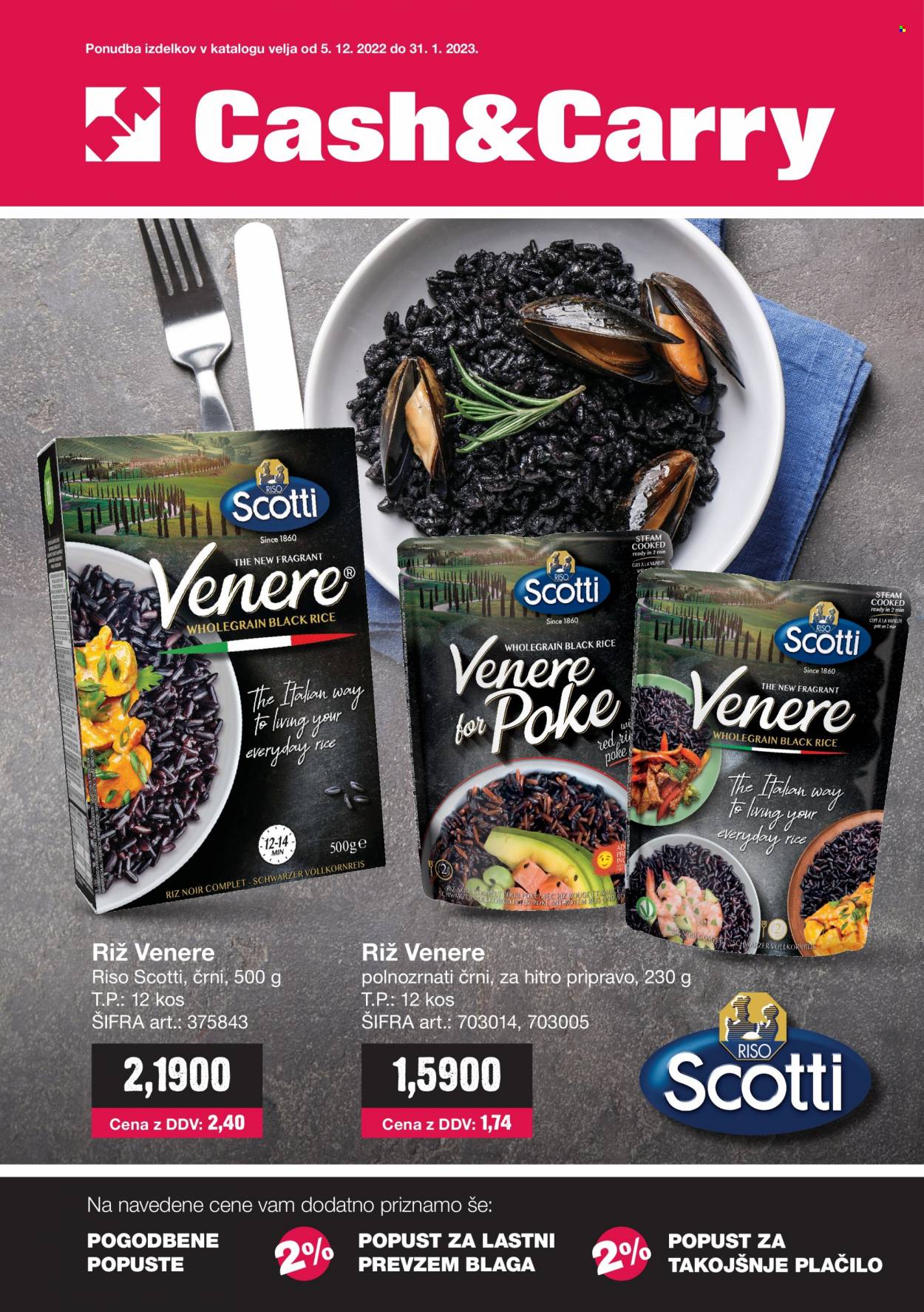 Mercator Cash & Carry katalog - 5.12.2022 - 31.1.2023. Stran 1