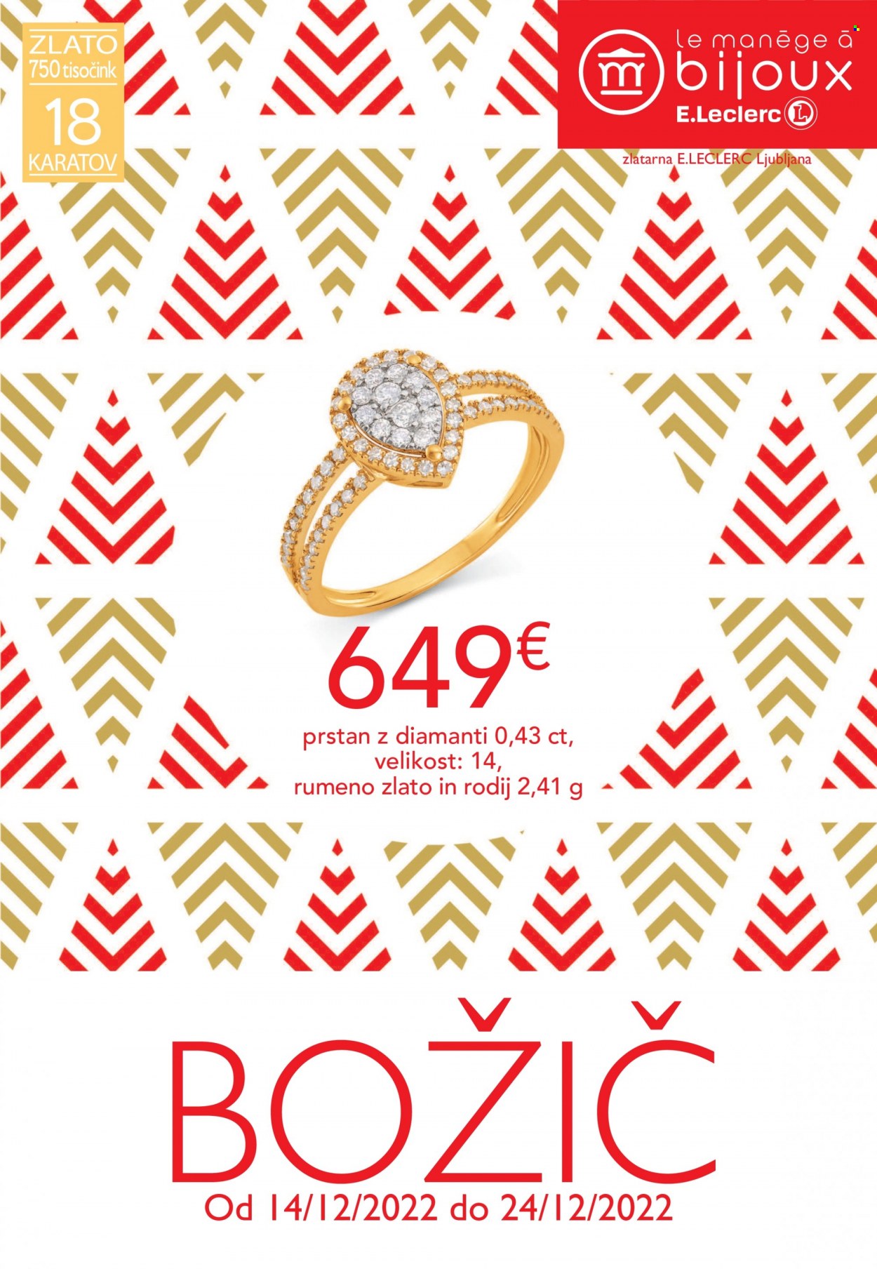 E.Leclerc katalog - 14.12.2022 - 24.12.2022. Stran 1