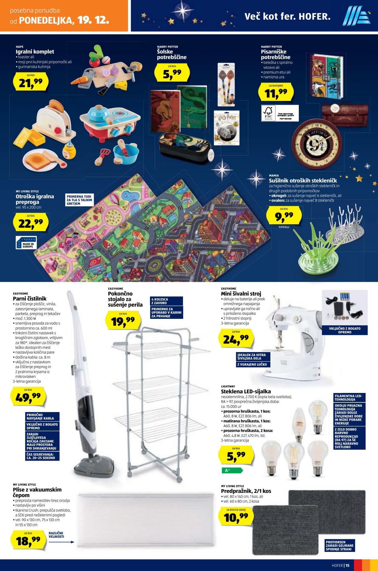Hofer katalog - 15.12.2022 - 24.12.2022. Stran 15