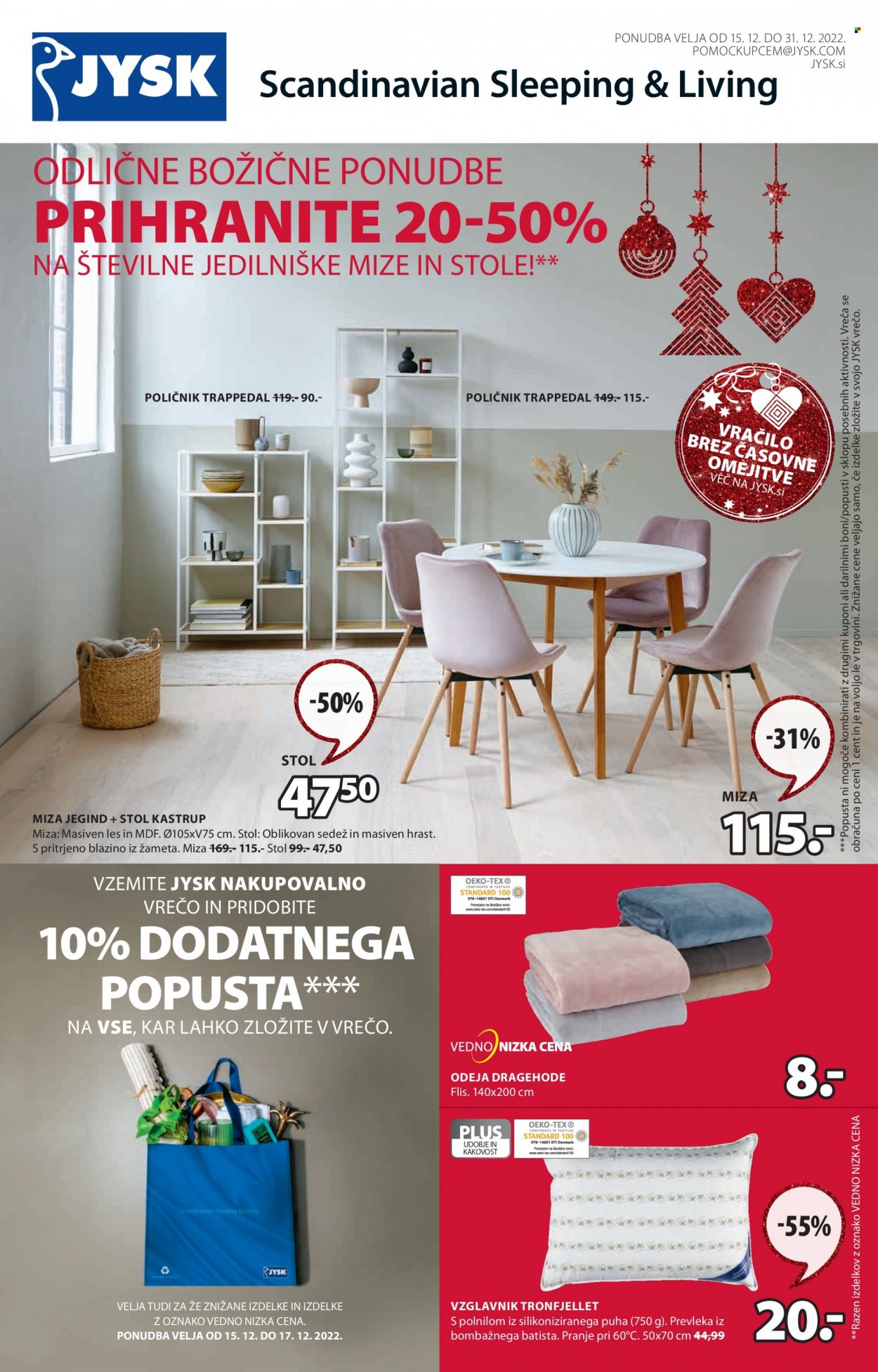 JYSK katalog - 15.12.2022 - 31.12.2022. Stran 1