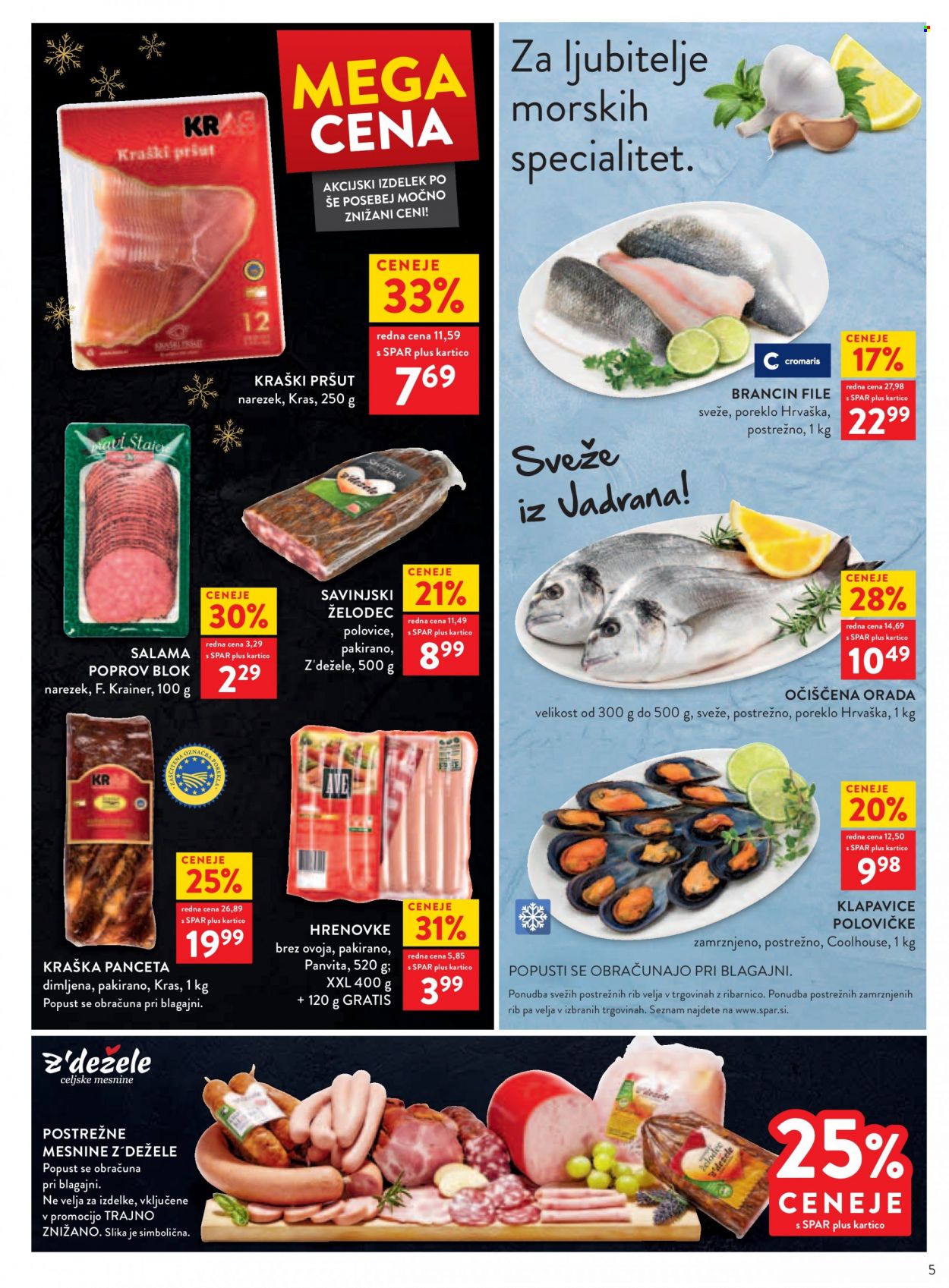 SPAR katalog - 21.12.2022 - 27.12.2022. Stran 5