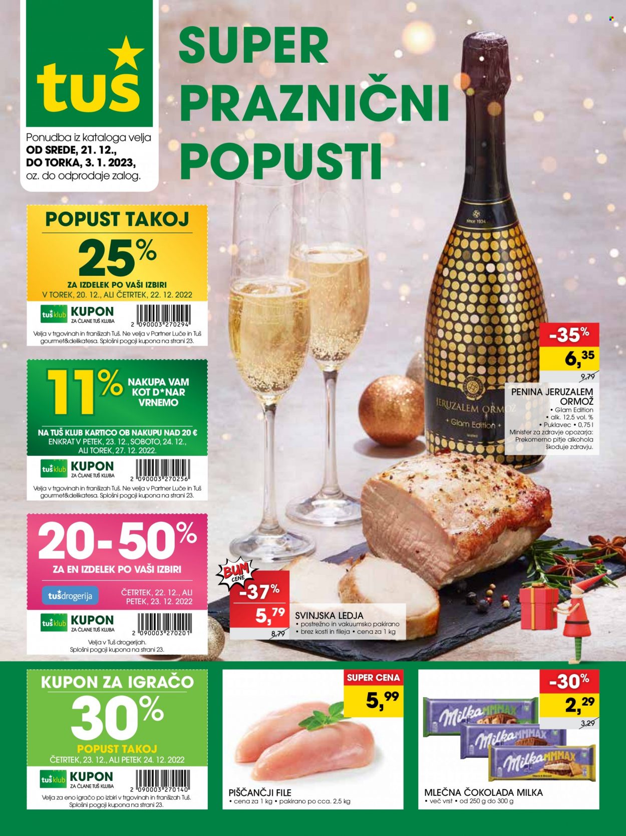 Tuš katalog - 21.12.2022 - 3.1.2023. Stran 1