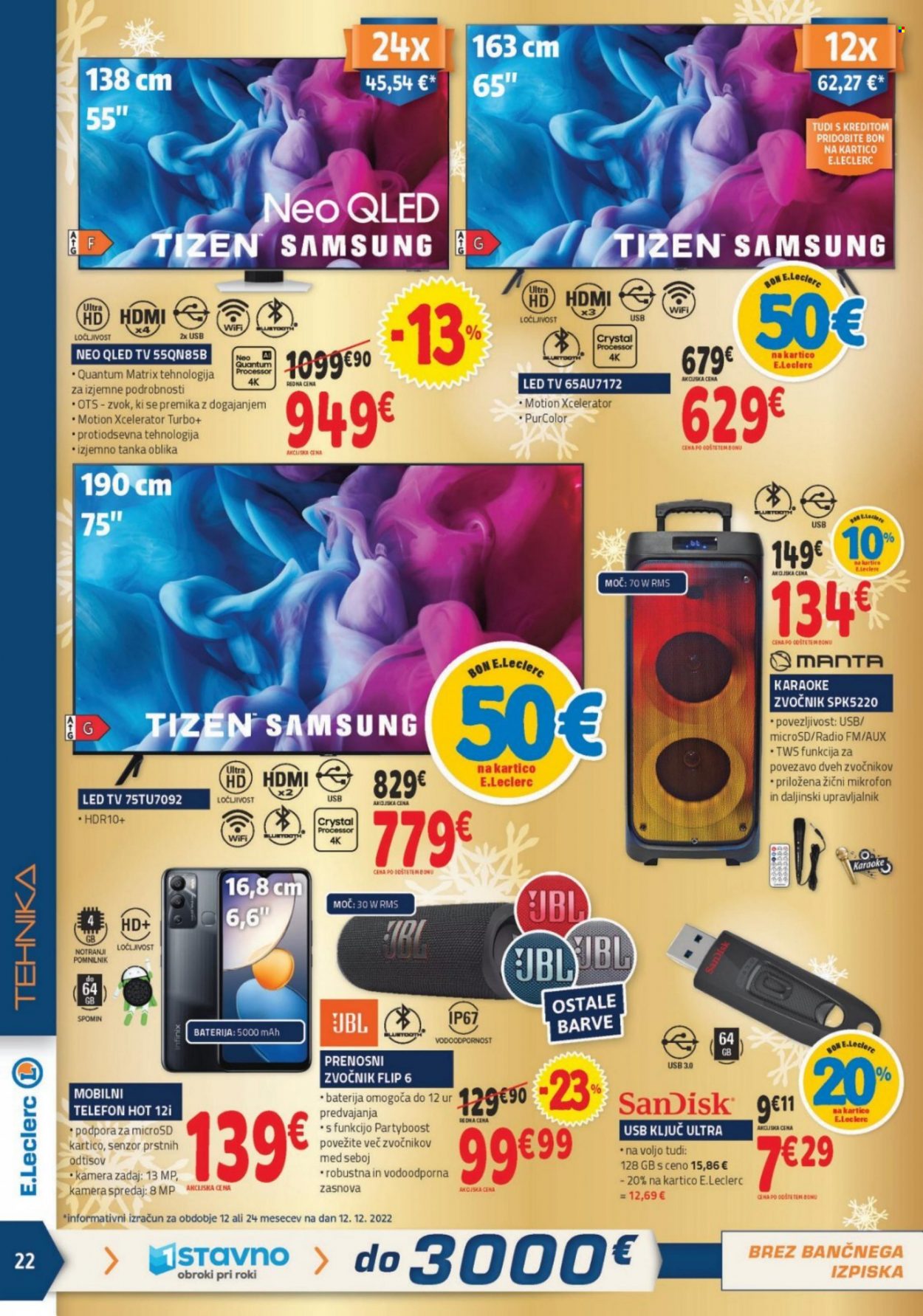 E.Leclerc katalog - 21.12.2022 - 31.12.2022. Stran 22