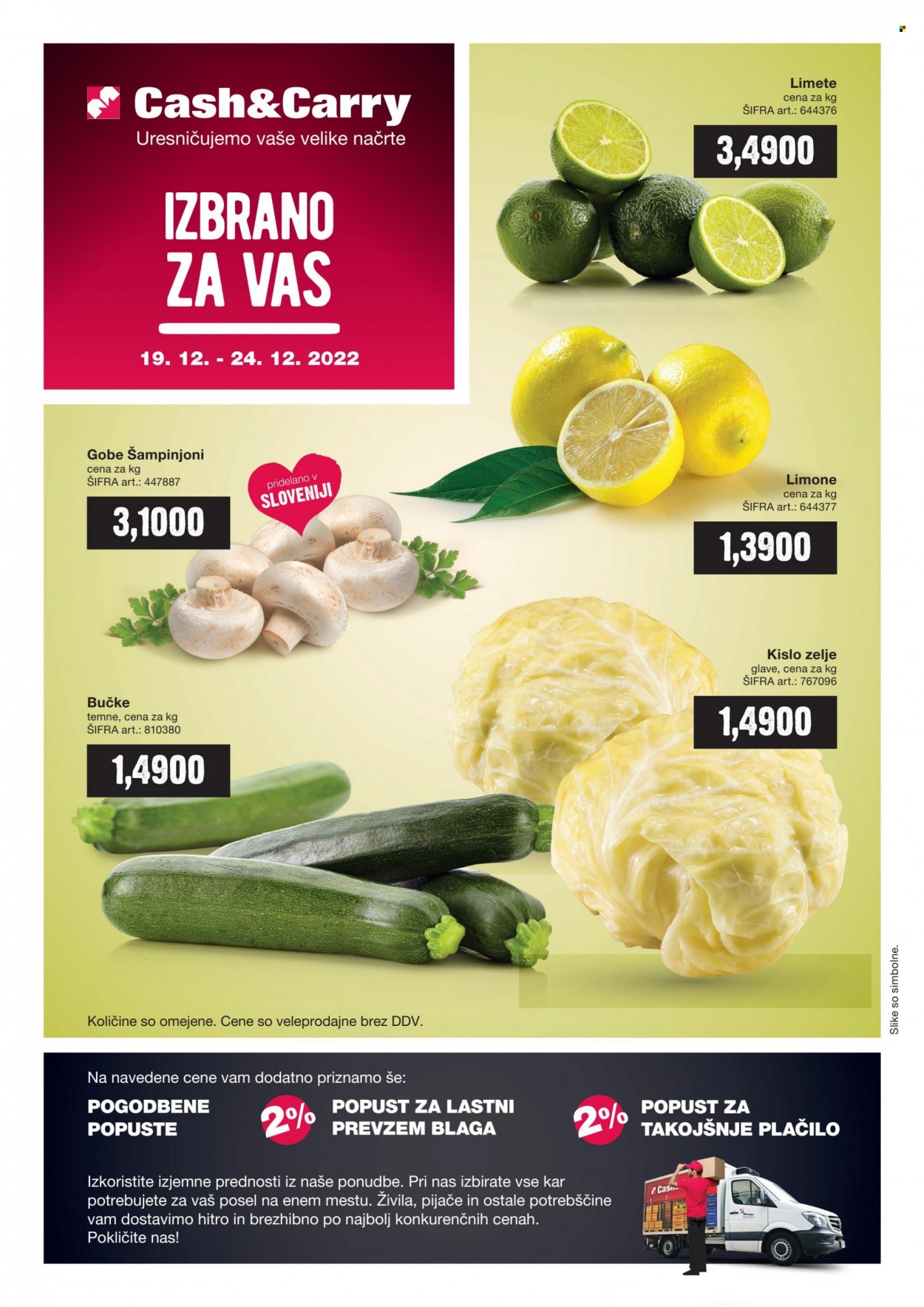 Mercator Cash & Carry katalog - 19.12.2022 - 24.12.2022. Stran 1