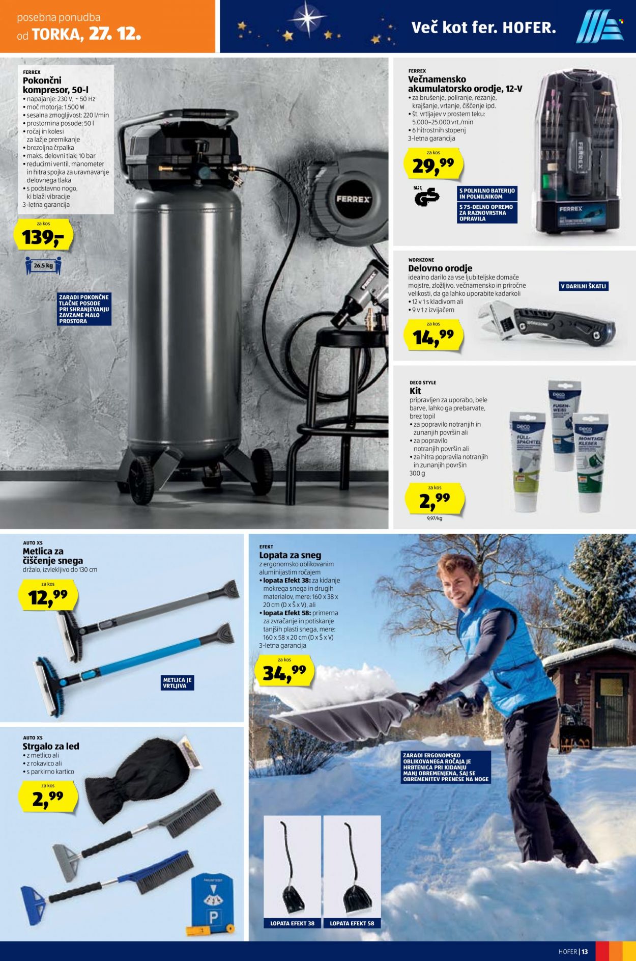 Hofer katalog - 22.12.2022 - 31.12.2022. Stran 13