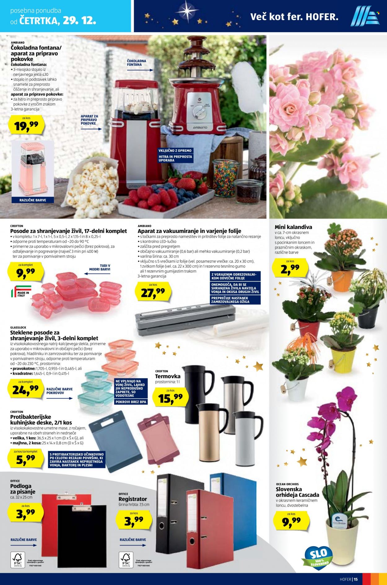 Hofer katalog - 22.12.2022 - 31.12.2022. Stran 15