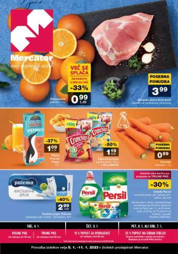 Mercator katalog - 5.1.2023 - 11.1.2023.
