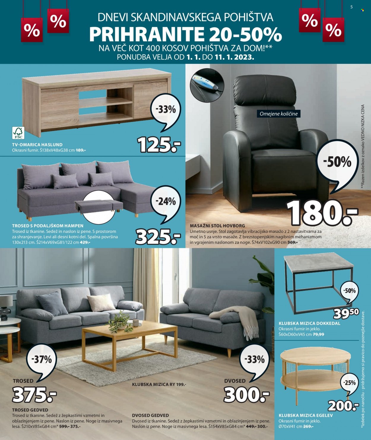 JYSK katalog - 1.1.2023 - 1.2.2023. Stran 5