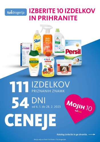 Tuš Drogeria katalog - 6.1.2023 - 28.2.2023.