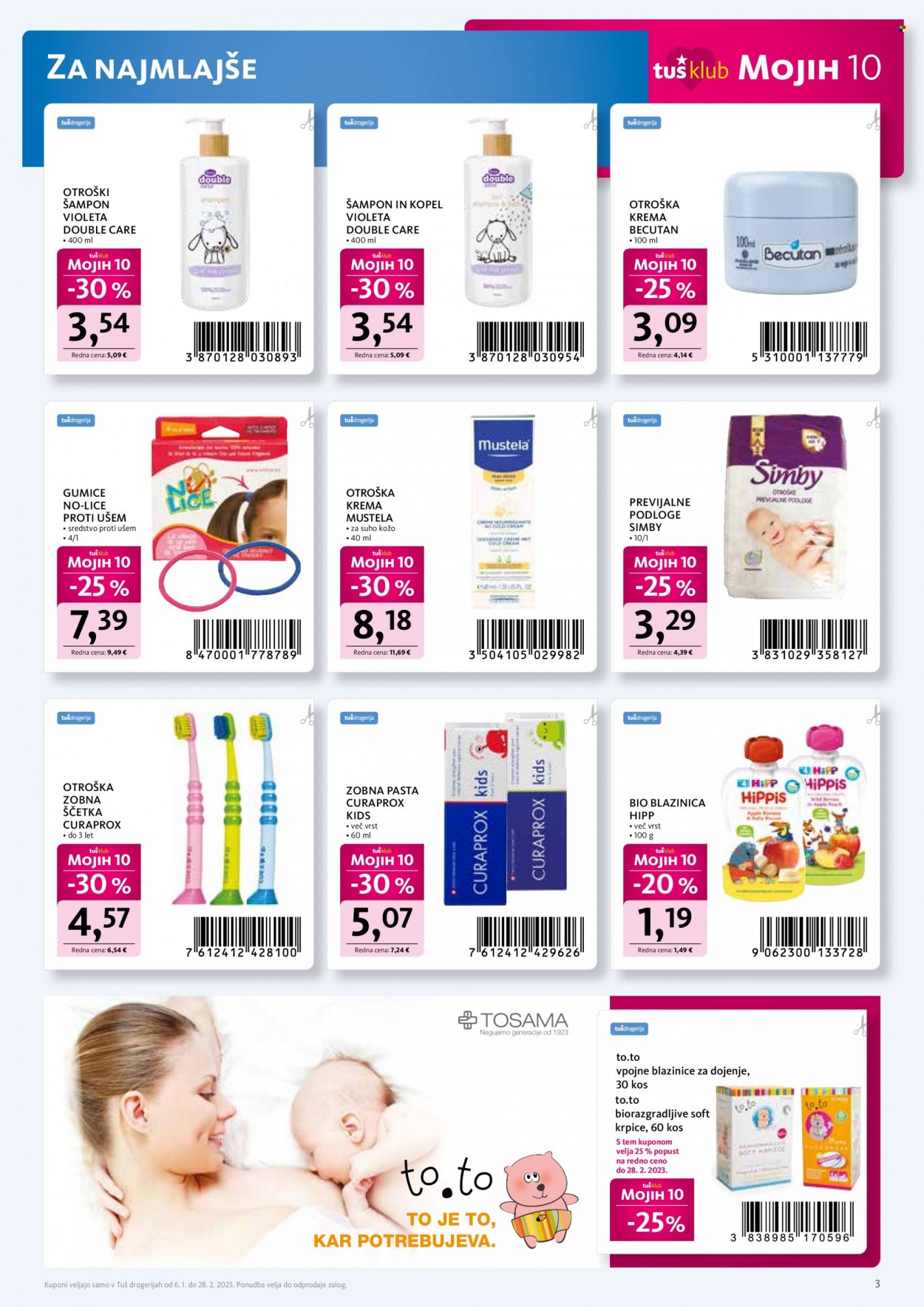 Tuš Drogeria katalog - 6.1.2023 - 28.2.2023. Stran 3