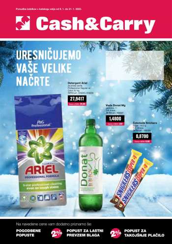 Mercator Cash & Carry katalog - 1.1.2023 - 31.1.2023.