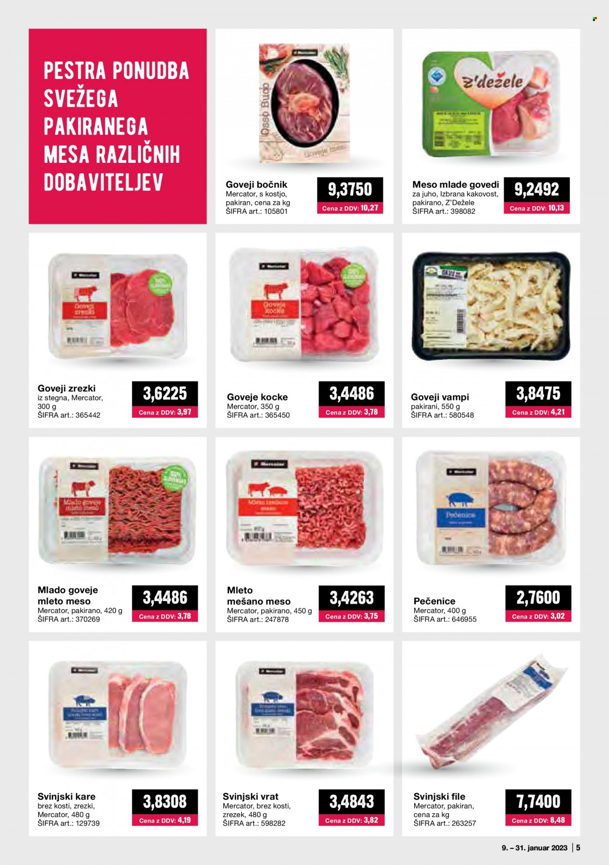 Mercator Cash & Carry katalog - 1.1.2023 - 31.1.2023. Stran 5