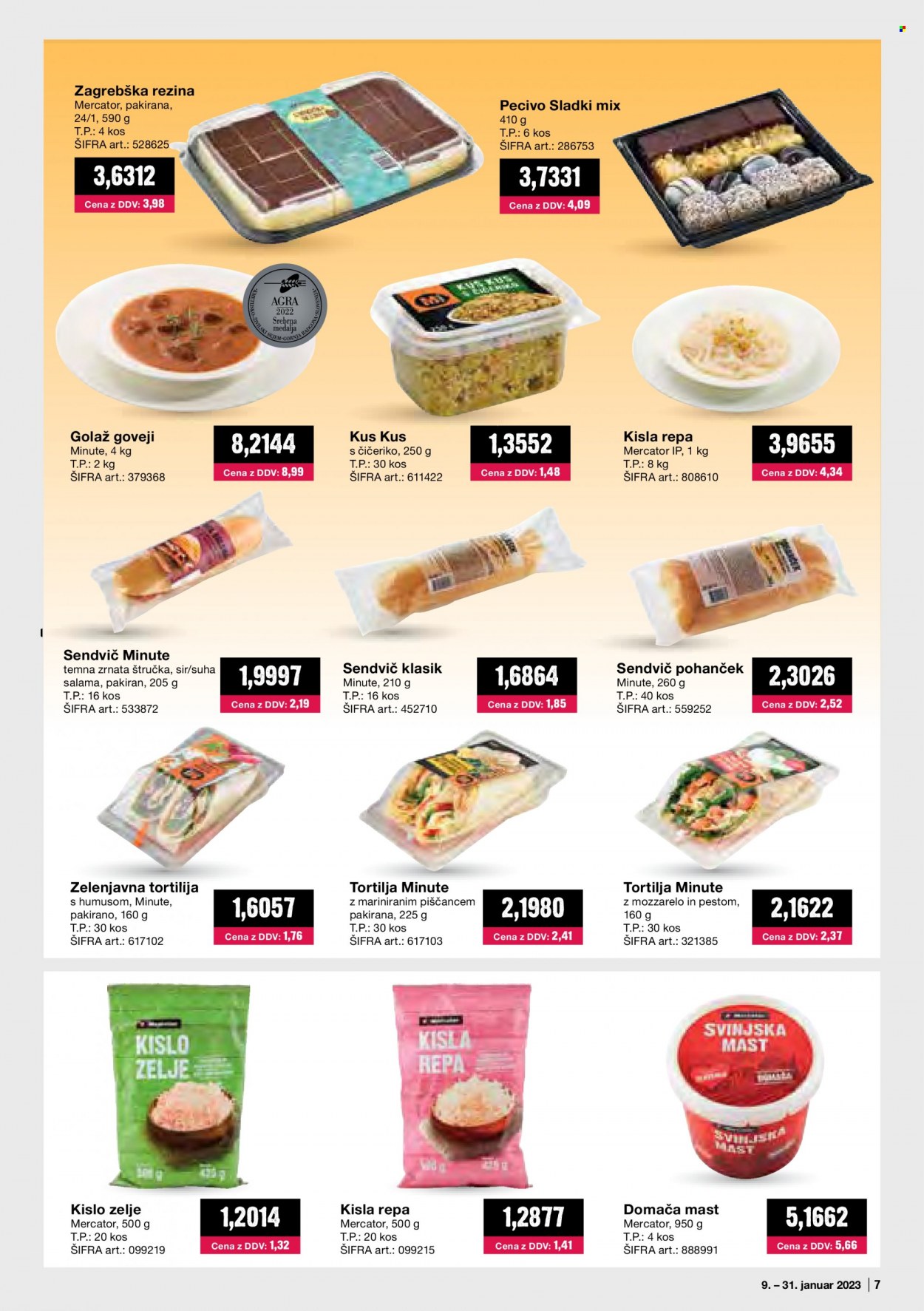 Mercator Cash & Carry katalog - 1.1.2023 - 31.1.2023. Stran 7