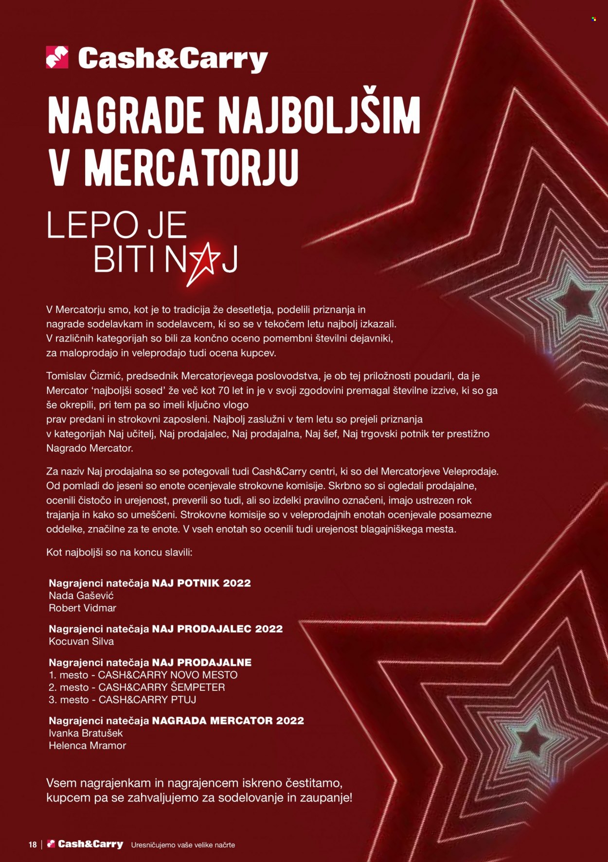 Mercator Cash & Carry katalog - 1.1.2023 - 31.1.2023. Stran 18
