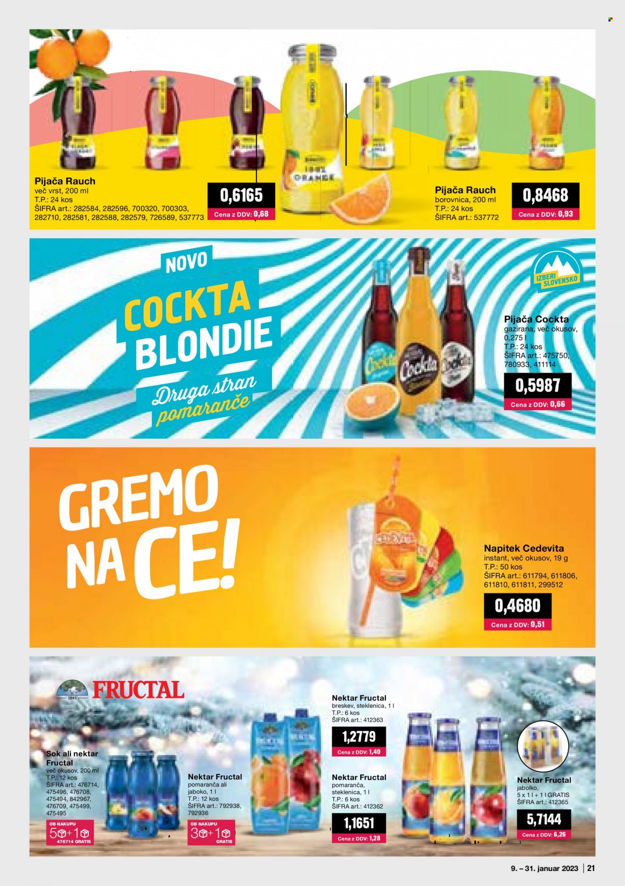 Mercator Cash & Carry katalog - 1.1.2023 - 31.1.2023. Stran 21