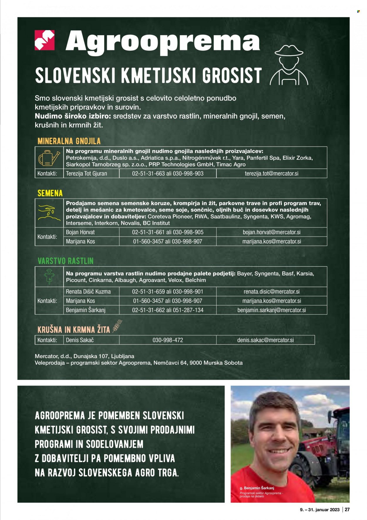 Mercator Cash & Carry katalog - 1.1.2023 - 31.1.2023. Stran 27