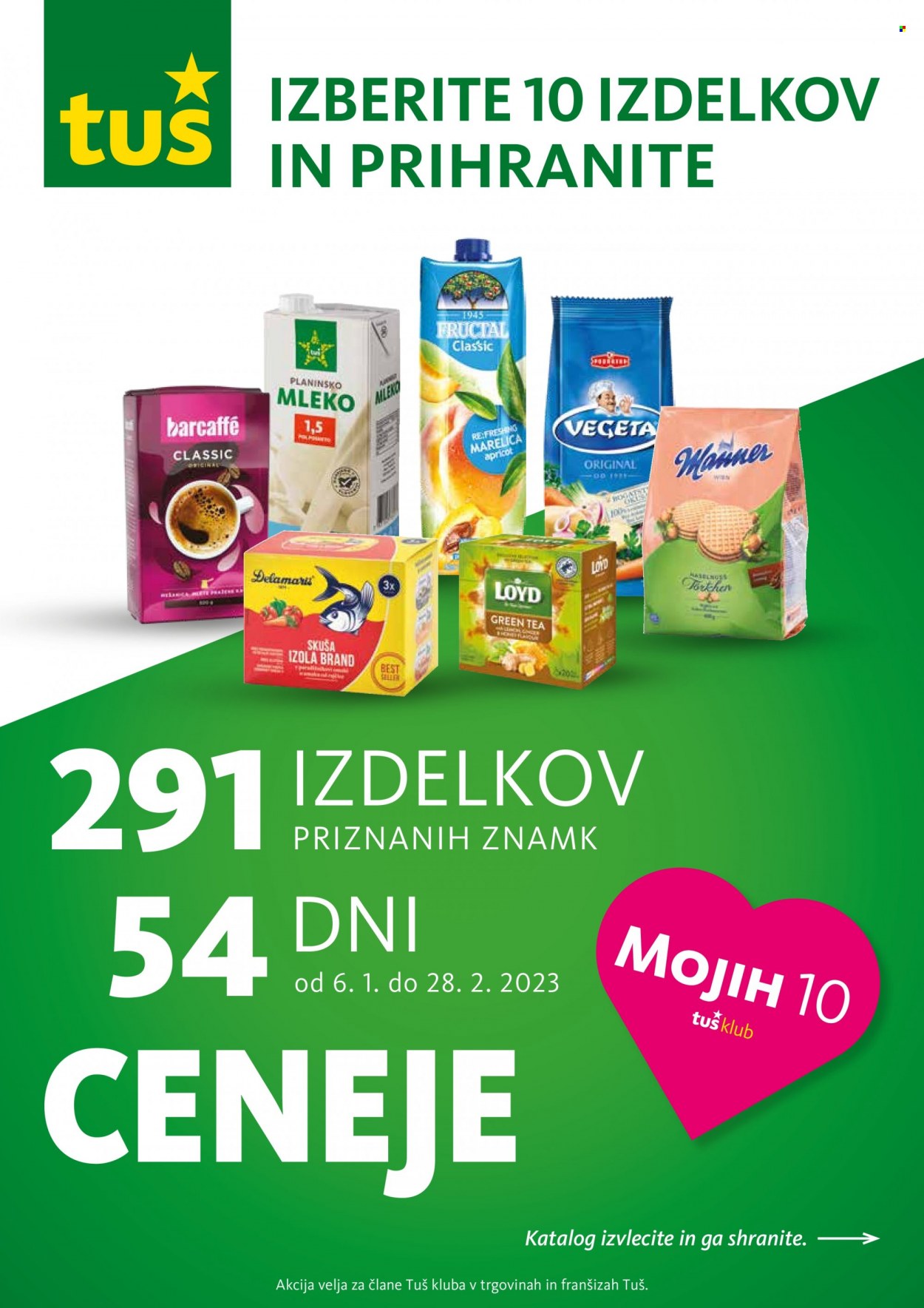 Tuš katalog - 6.1.2023 - 28.2.2023. Stran 1