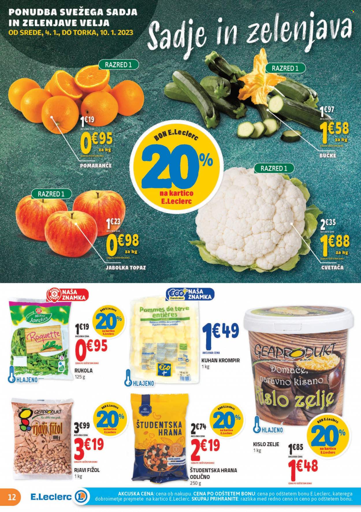 E.Leclerc katalog - 4.1.2023 - 14.1.2023. Stran 12