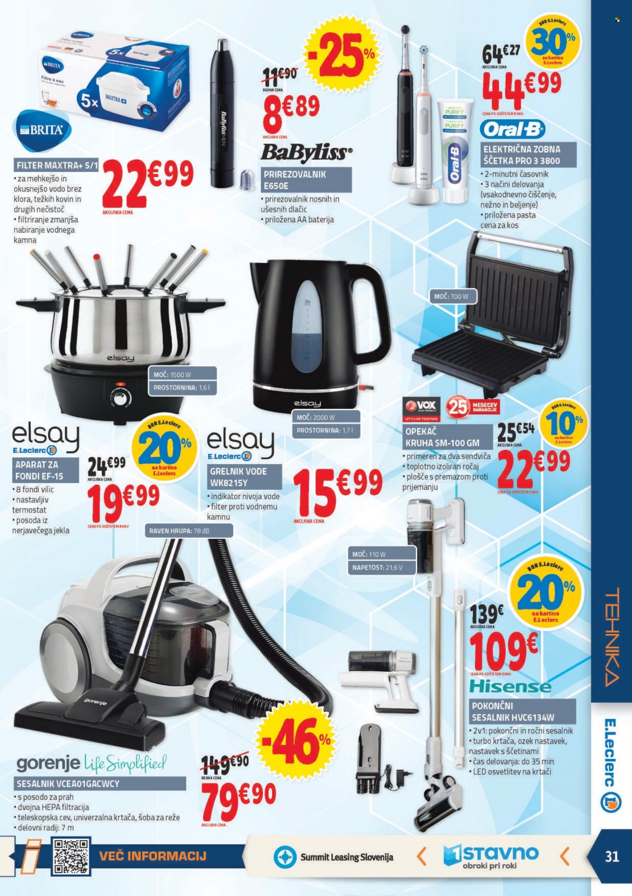 E.Leclerc katalog - 4.1.2023 - 14.1.2023. Stran 31