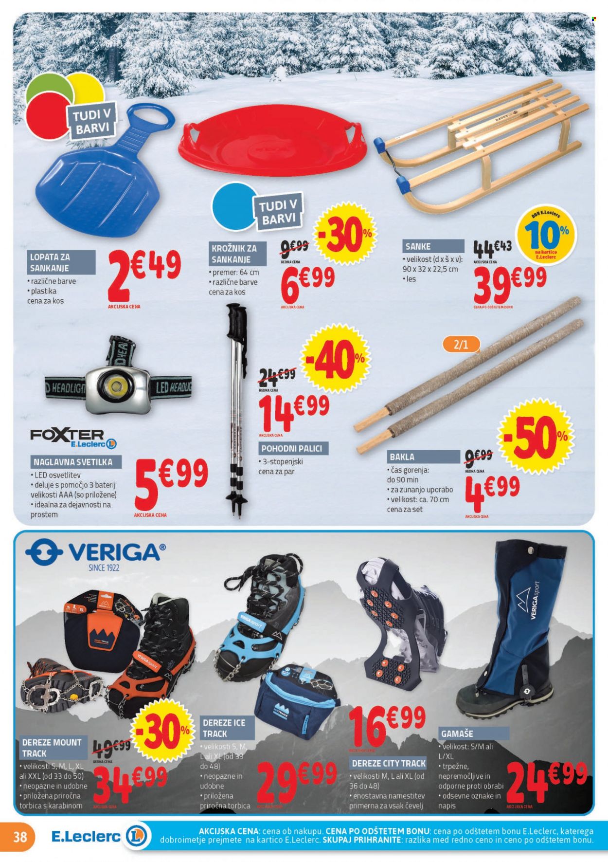 E.Leclerc katalog - 4.1.2023 - 14.1.2023. Stran 38