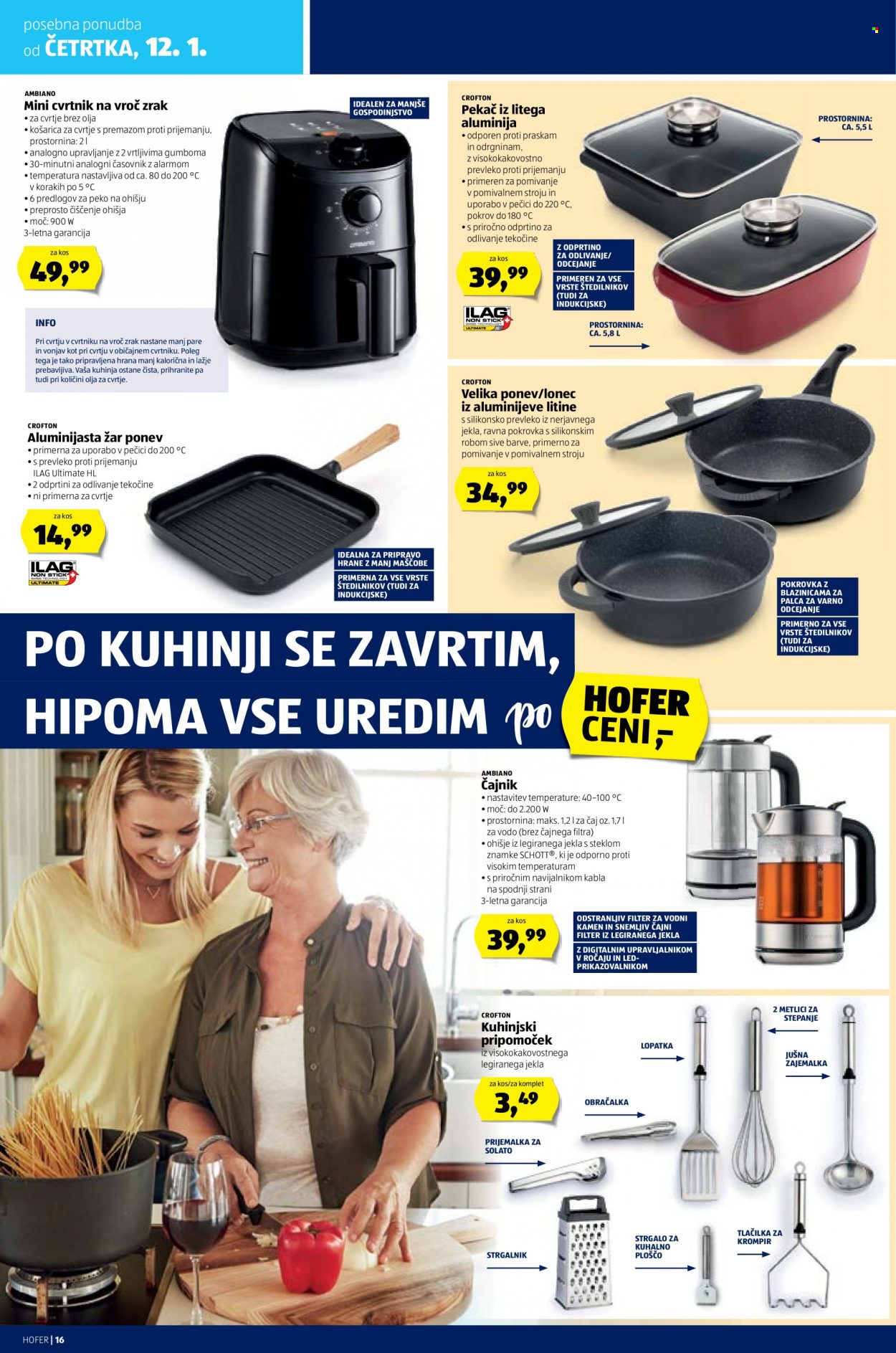 Hofer katalog - 5.1.2023 - 14.1.2023. Stran 16