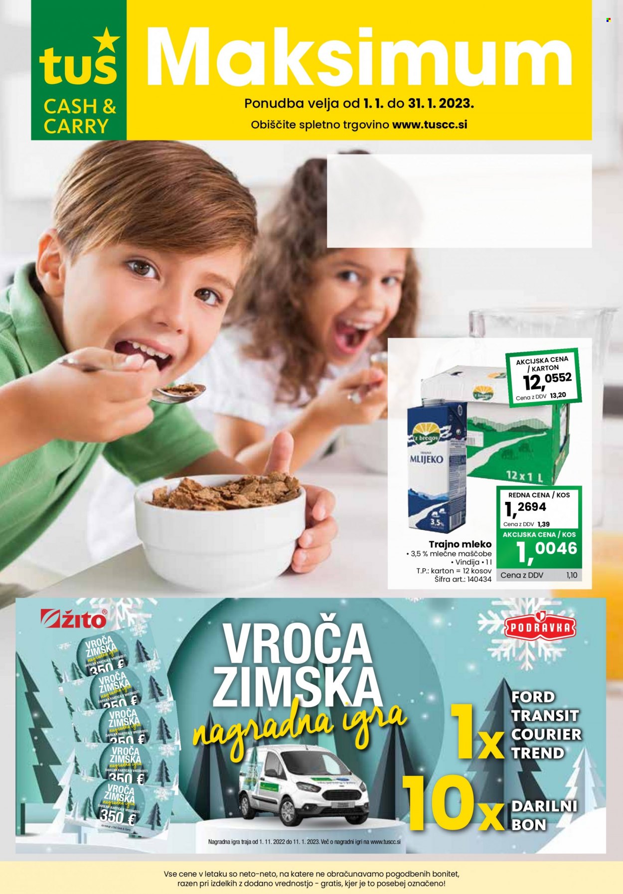 Tuš Cash & Carry katalog - 5.1.2023 - 31.1.2023. Stran 1