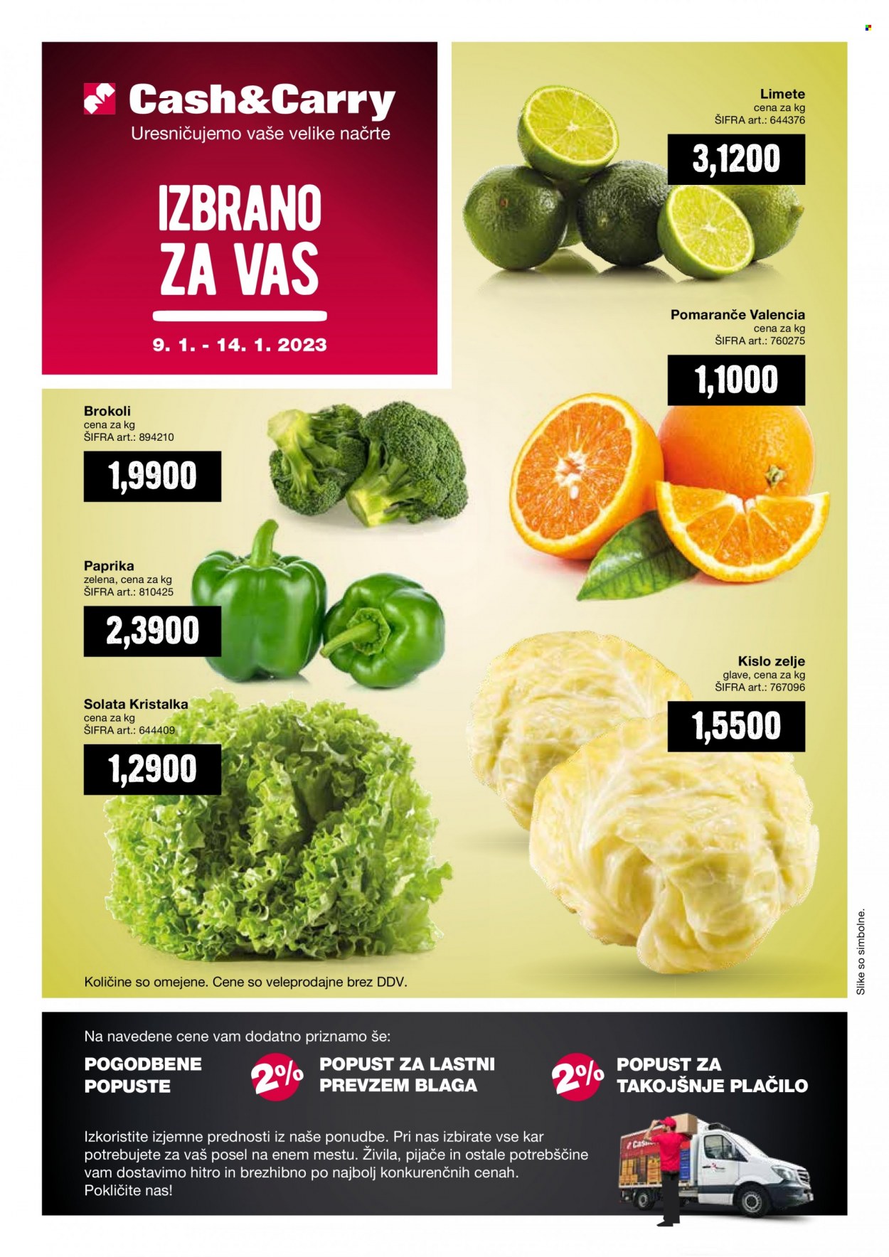 Mercator Cash & Carry katalog - 9.1.2023 - 14.1.2023. Stran 1