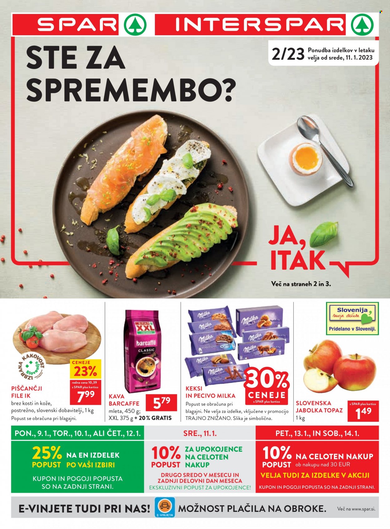SPAR katalog - 11.1.2023 - 24.1.2023. Stran 1
