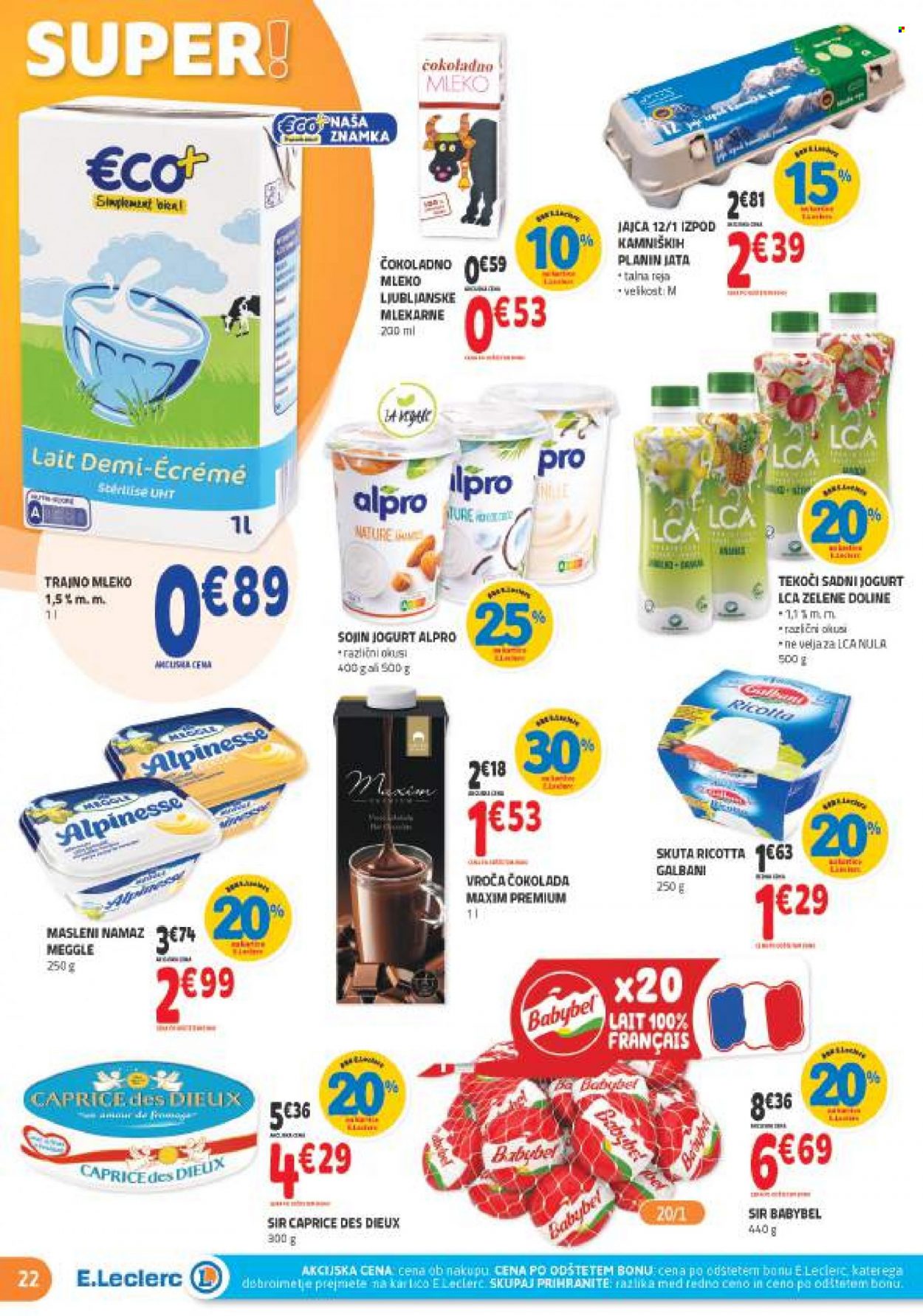 E.Leclerc katalog - 11.1.2023 - 21.1.2023. Stran 22