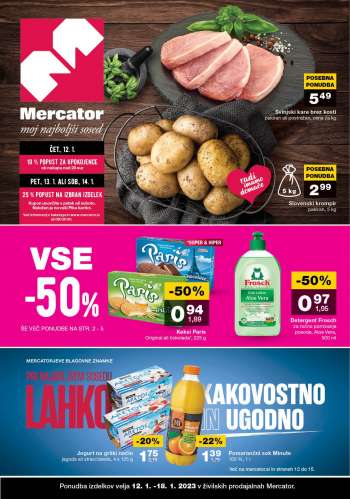 Mercator katalog - 12.1.2023 - 18.1.2023.