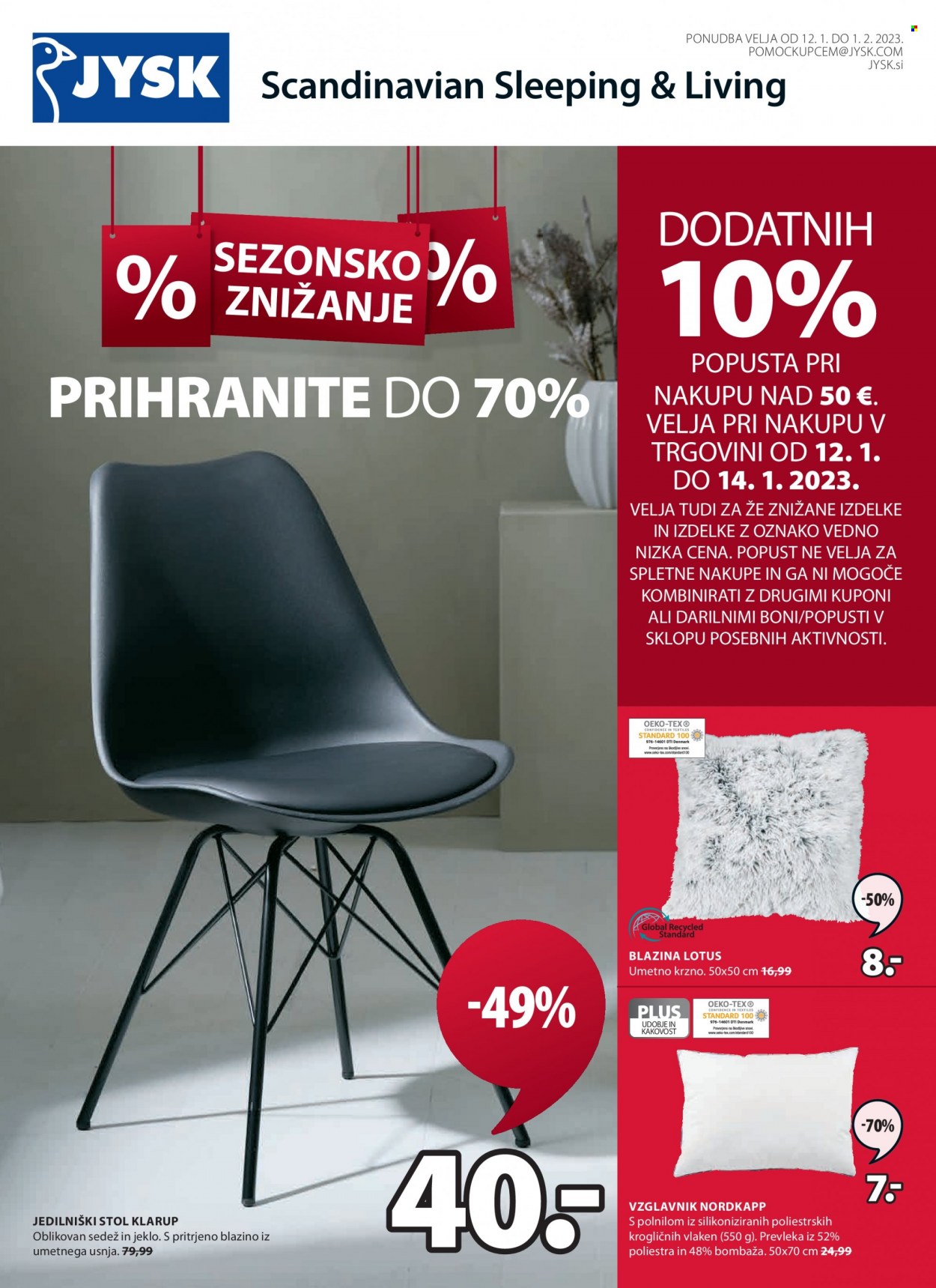 JYSK katalog - 12.1.2023 - 1.2.2023. Stran 1