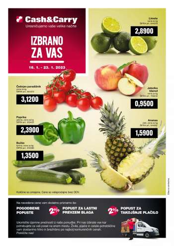 Mercator Cash & Carry katalog - 16.1.2023 - 23.1.2023.