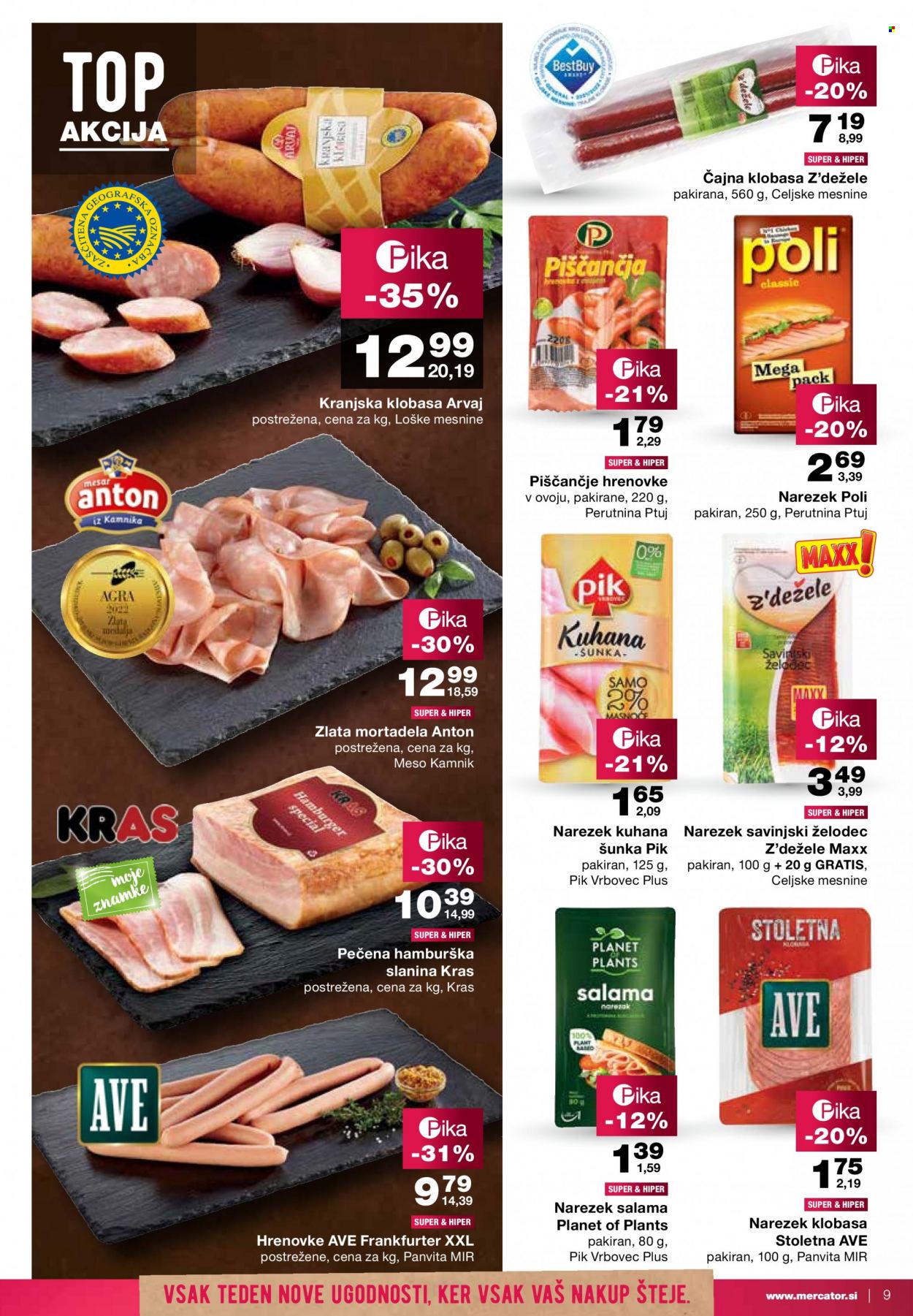 Mercator katalog - 19.1.2023 - 25.1.2023. Stran 9