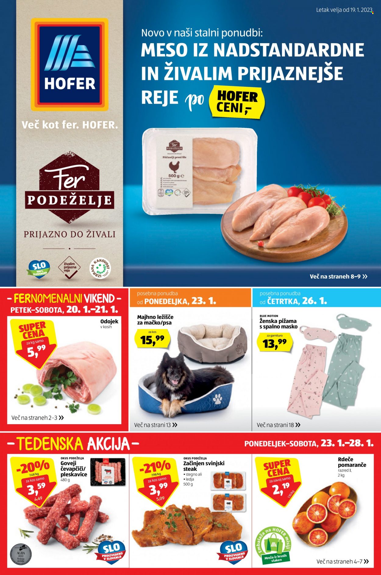 Hofer katalog - 19.1.2023 - 28.1.2023. Stran 1