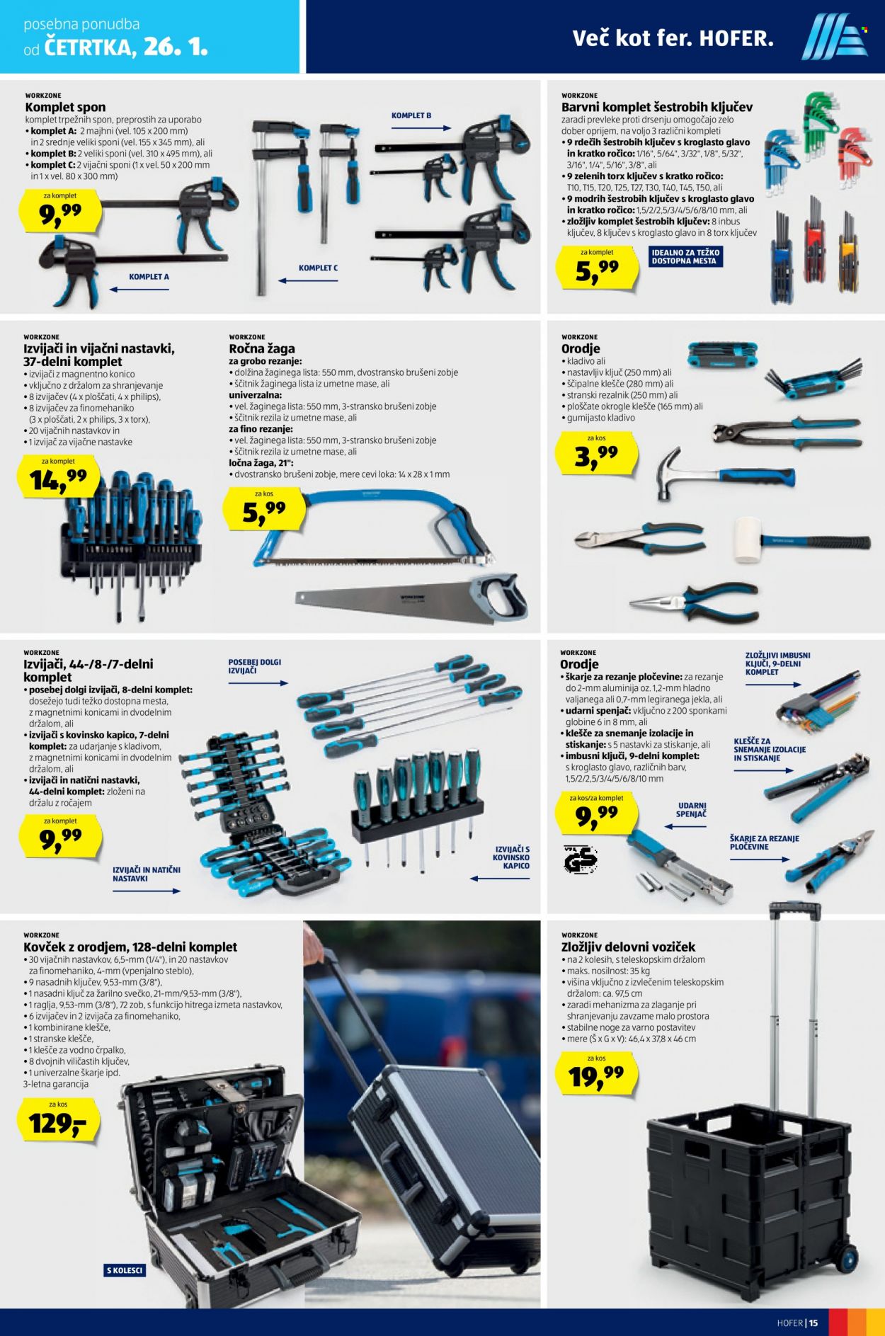 Hofer katalog - 19.1.2023 - 28.1.2023. Stran 15
