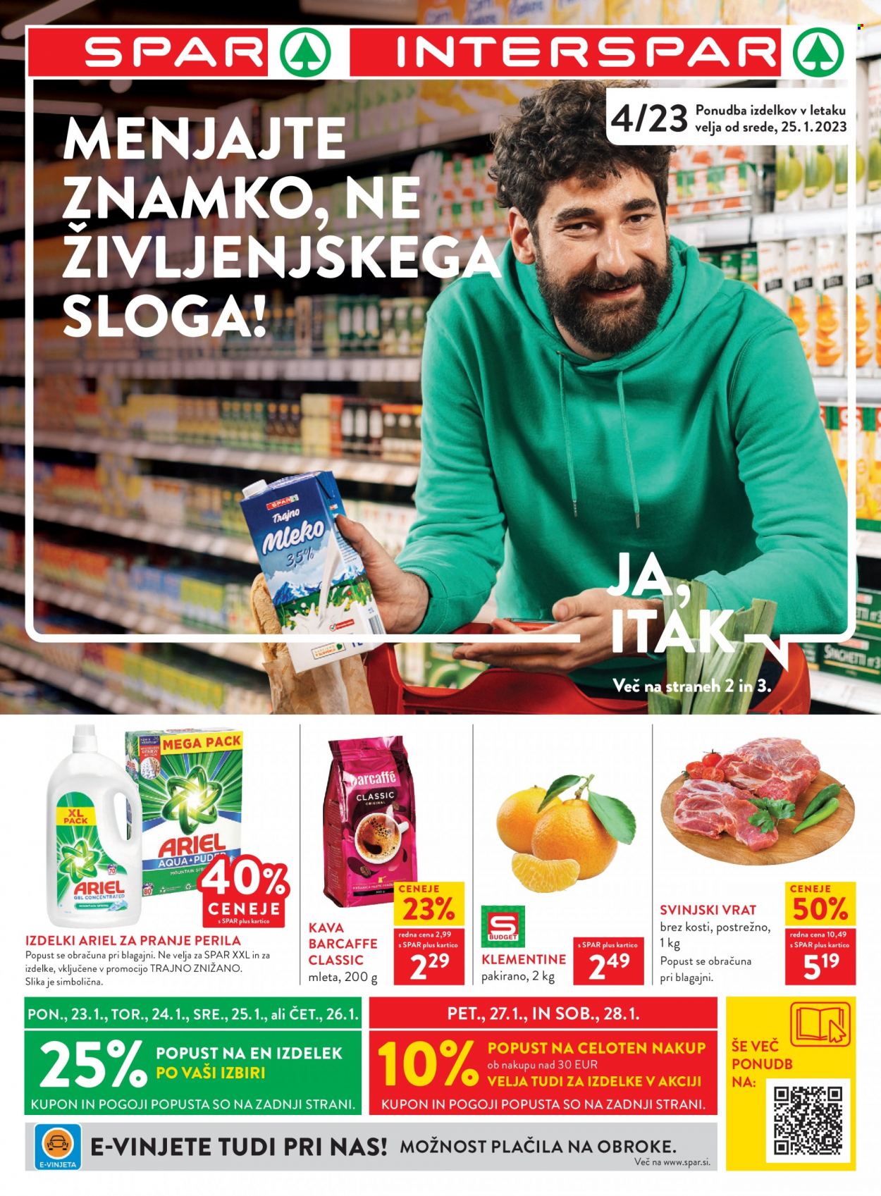SPAR katalog - 25.1.2023 - 31.1.2023. Stran 1