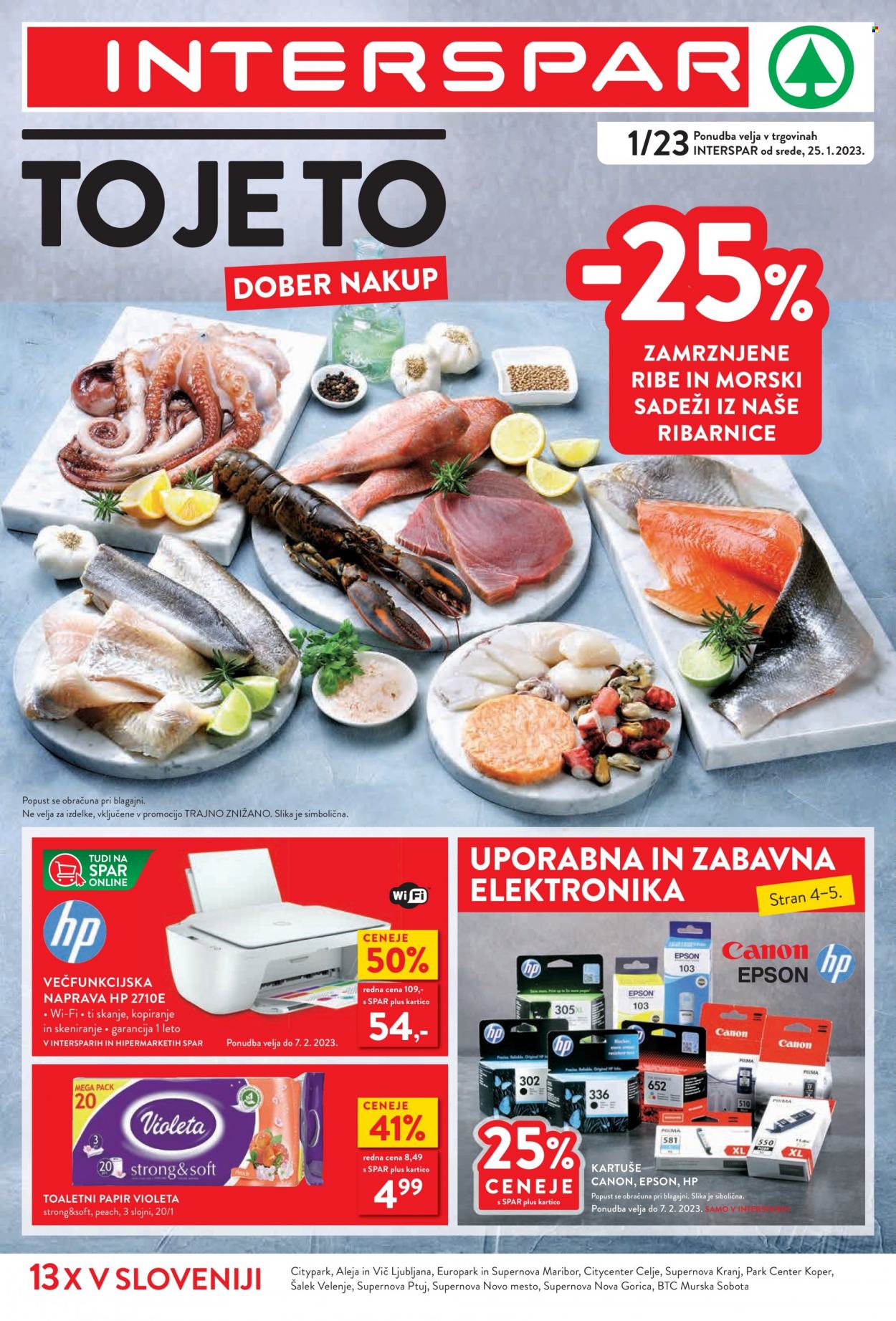 INTERSPAR katalog - 25.1.2023 - 7.2.2023. Stran 1