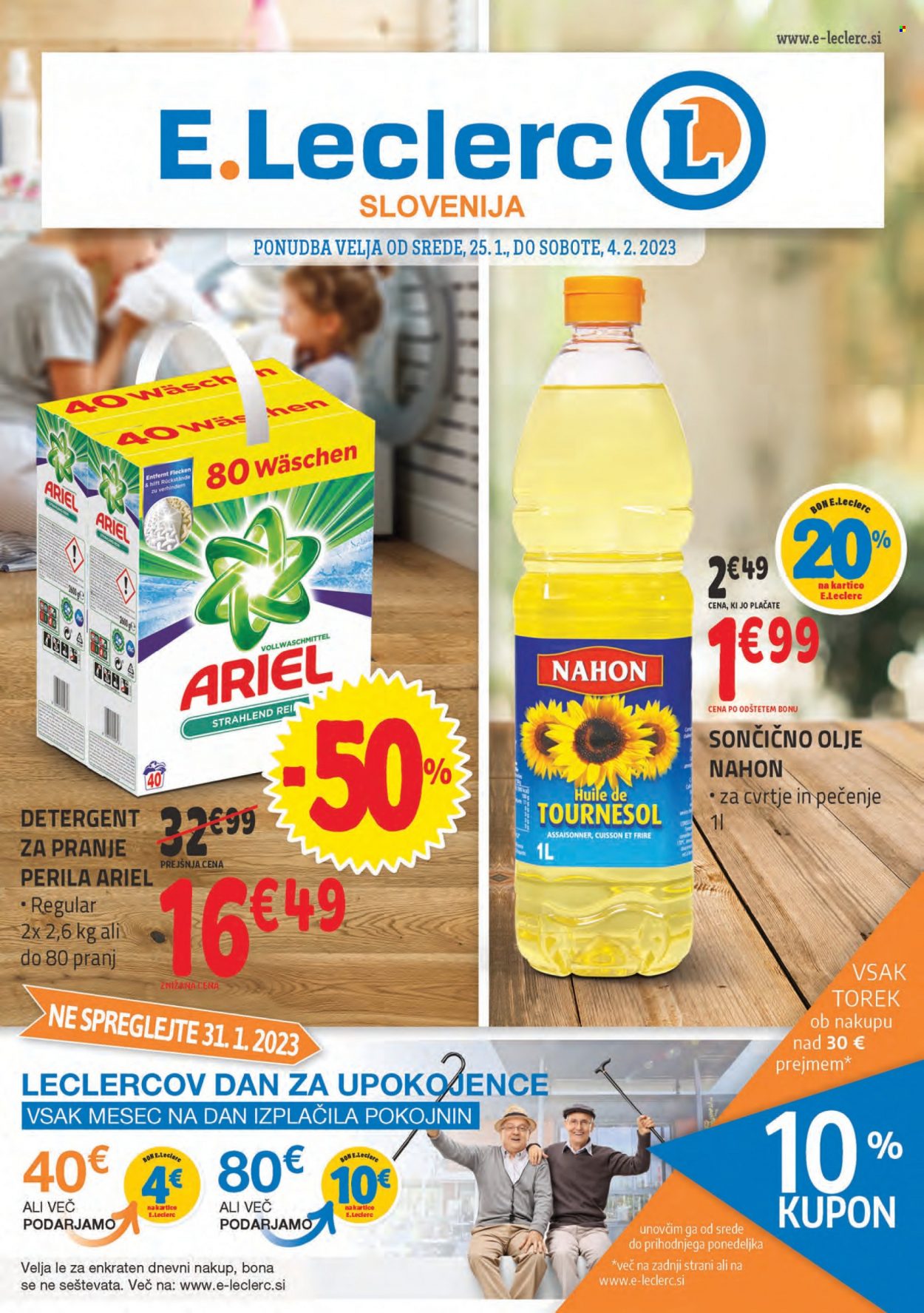 E.Leclerc katalog - 25.1.2023 - 4.2.2023. Stran 1
